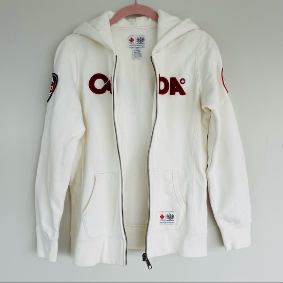 HBC Hudson’s Bay Co CANADA 2010 Winter Olympics Official Girls Cotton Hoodie - Picture 9 of 16